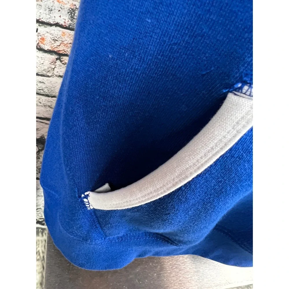 Buffalo Football Sweatshirt Blue Graphic Raglan Pullover Pocket Womens L - Picture 3 of 6